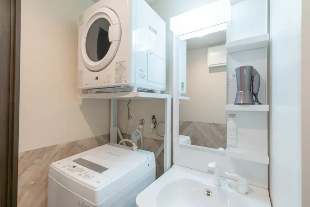 ファミリースイート　洗面および洗濯機